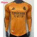 Terza maglia a maniche lunghe della edizione giocatore del Real Madrid 2024/25 - Arancione