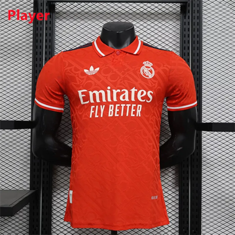 Real Madrid 2024/25 Special Edition Polo Shirt Jersey - Red