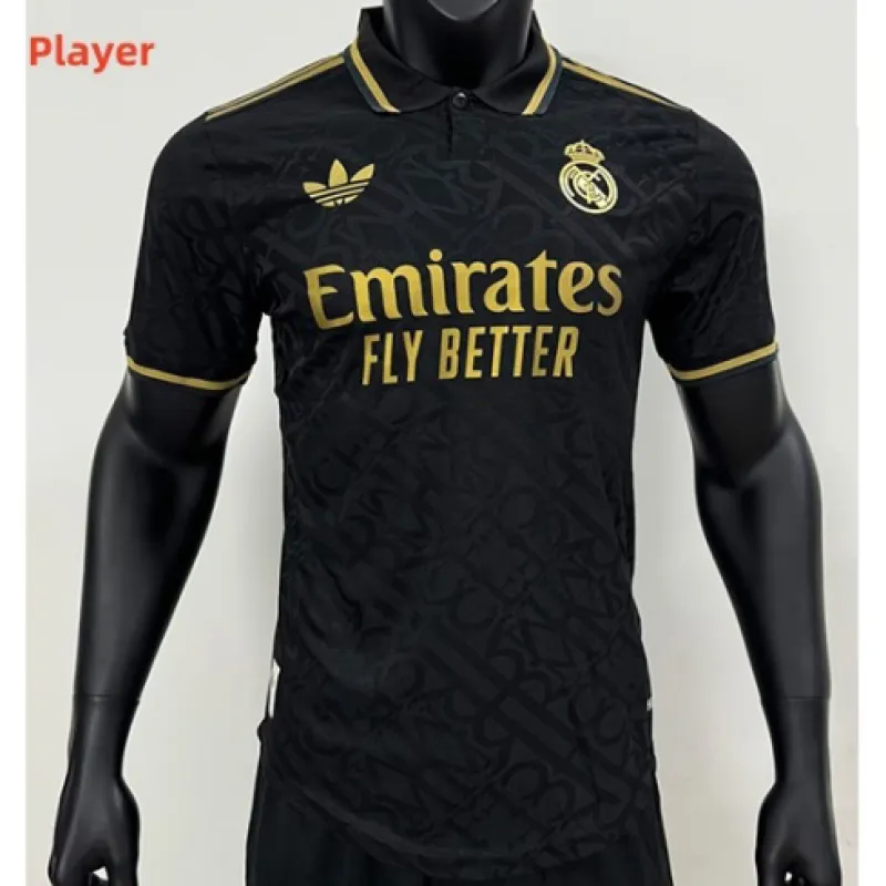 Maglia del giocatore del Real Madrid prima della partita 2024/25 - Nera