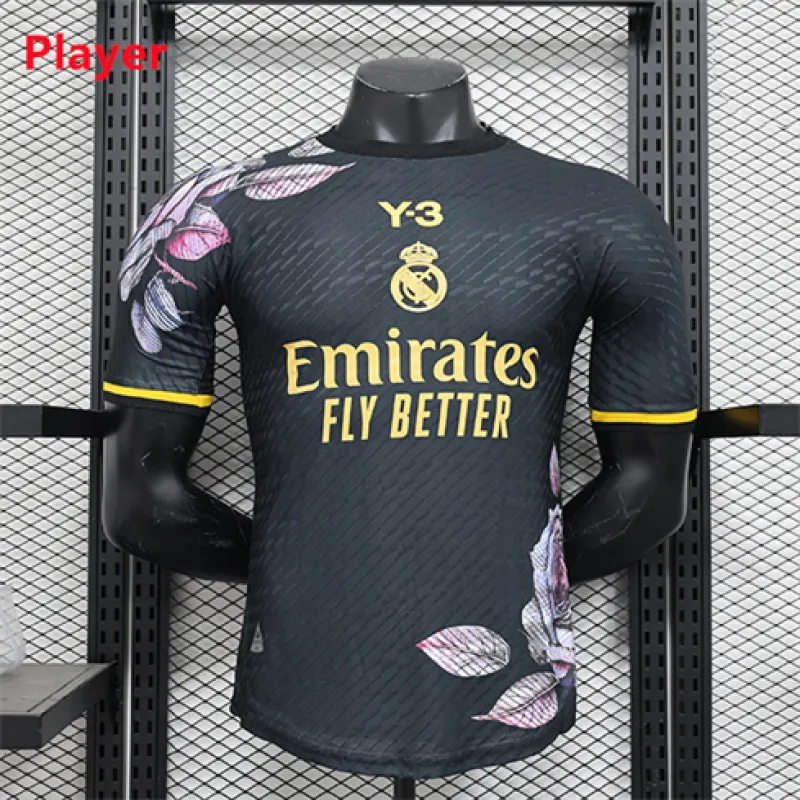 Real Madrid 2024/25 Y3-Spezialausgabe Spieler-Trikot - Schwarz