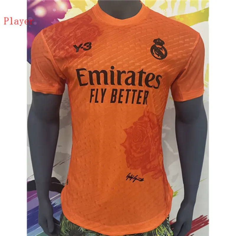 Maglia del giocatore dell'edizione Y3 del Real Madrid 2024/25 - Arancione