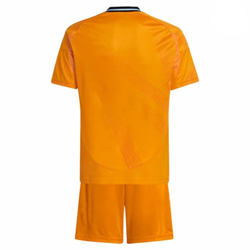 Real Madrid Kids' Jersey + Shorts 2024/25 Away - Orange