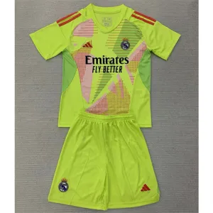 Real Madrid Kids' Goalkeeper Jersey and Shorts 2024/25 - Green