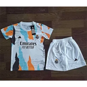 Real Madrid Kids' Training Jersey + Shorts 2024/25 - White