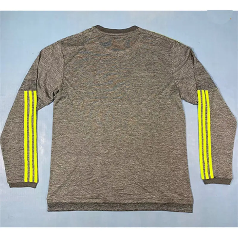Real Madrid Long-Sleeved Retro Jersey 2015/16 Away - Grey