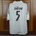 No.5 Zinedine Zidane's Real Madrid Retro Jersey 2005/06 Home - White