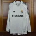 Maglia retro a maniche lunghe del Real Madrid 2005/06 campo casa - Bianca