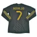 No. 7 Ronaldo's Real Madrid Long-Sleeved Retro Jersey 2011/12 Away - Black