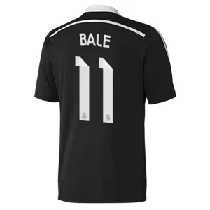 Real Madrid Retro-Drittes Trikot Nr.11 von Gareth Bale 2014/15 - Schwarz