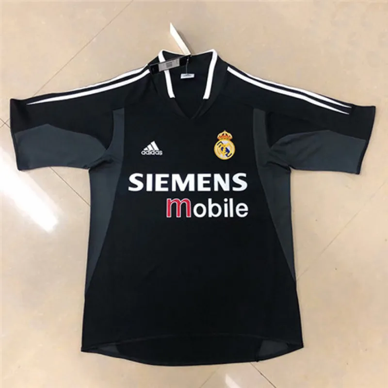 Maglia retro del Real Madrid 2004/05 Classico - Nera