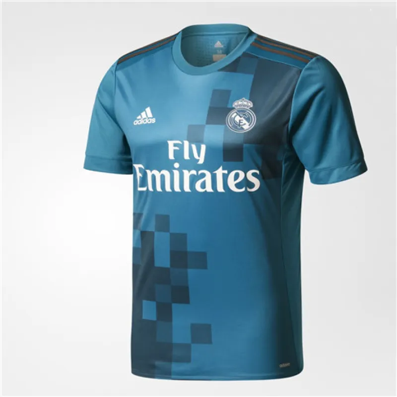 Real Madrid Retro Third Jersey 2017/18 - Blue