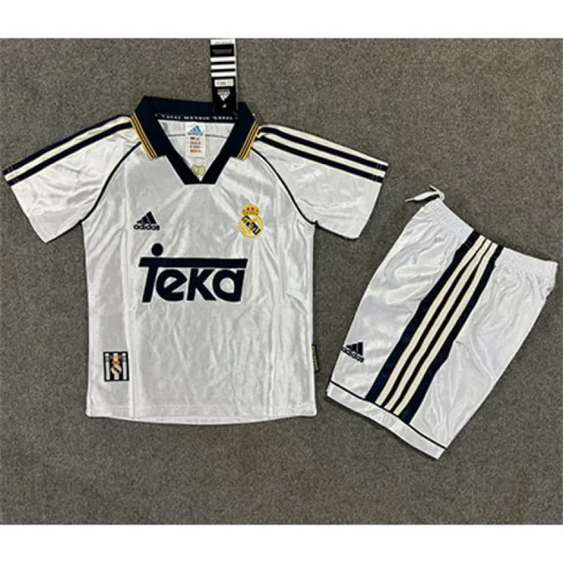 Real Madrid Retro-Trikot 1998-00 Heimspiel - Weiß