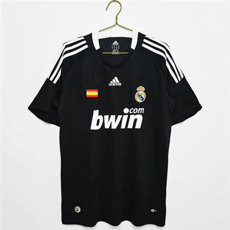 Terza maglia retro del Real Madrid 2008/09 - Nera