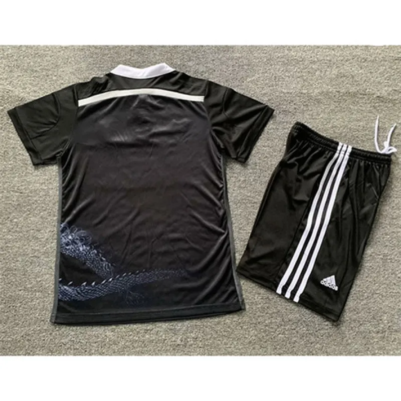 Terza maglia retro per bambini del Real Madrid 2014/15 - Nera