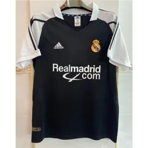 Real Madrid Retro Jersey  2001/02 Away - Black