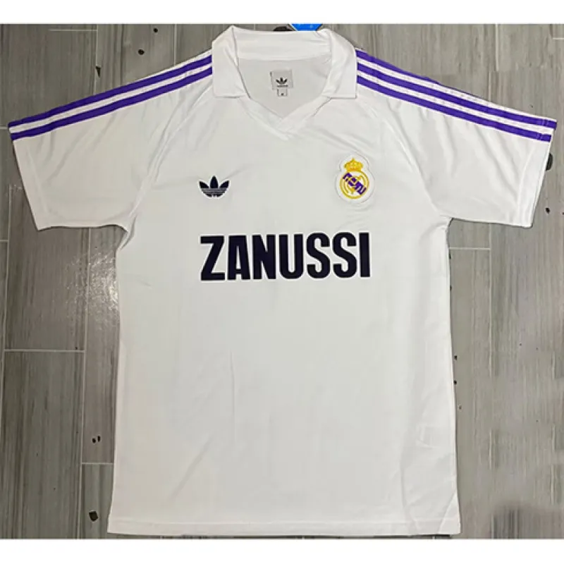 Real Madrid Retro-Trikot 1984/85 Heimspiel - Weiß