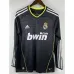 Maglia retro a maniche lunghe del Real Madrid 2010/11 Trasferta - Nera
