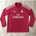 Maillot rétro à manches longues du Real Madrid 2014/15 Extérieur - Rouge