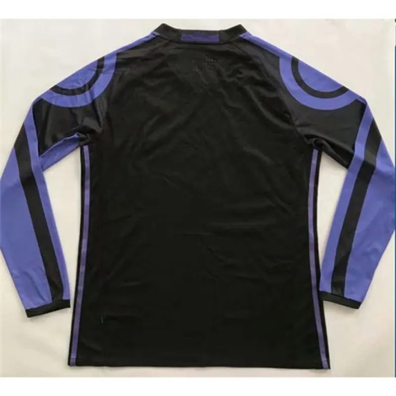 Real Madrid Long-sleeved Retro Third Jersey 2015/16 - Black
