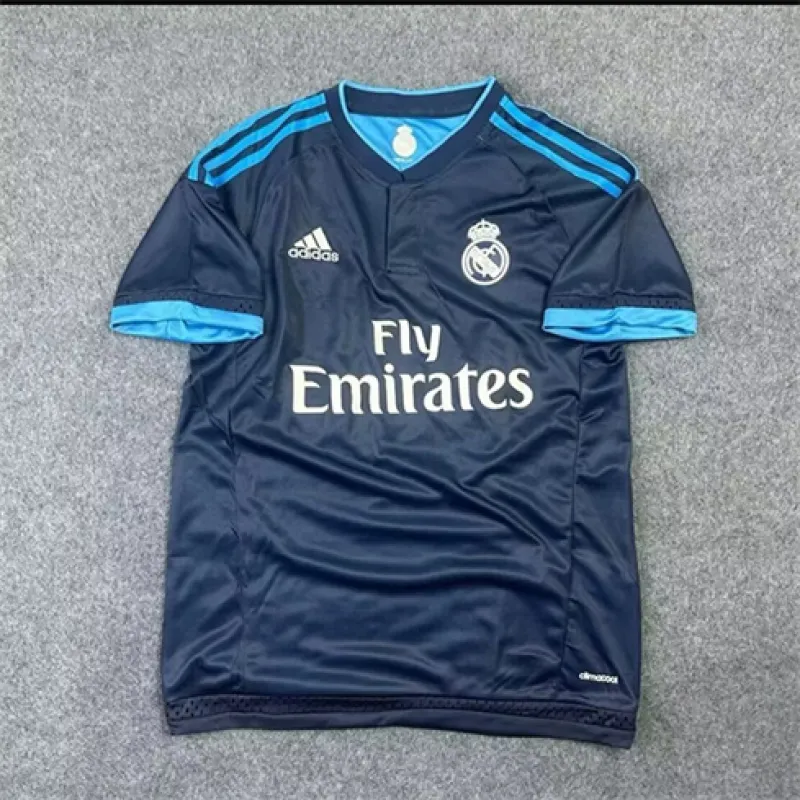 Real Madrid Retro Jersey 2015/16 Away - Blue