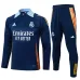 Vêtements de sport du Real Madrid 2024/25 Version personnalisée - Bleu