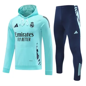 Real Madrid Kapuzen-Sportbekleidung 2024/25 - Blau