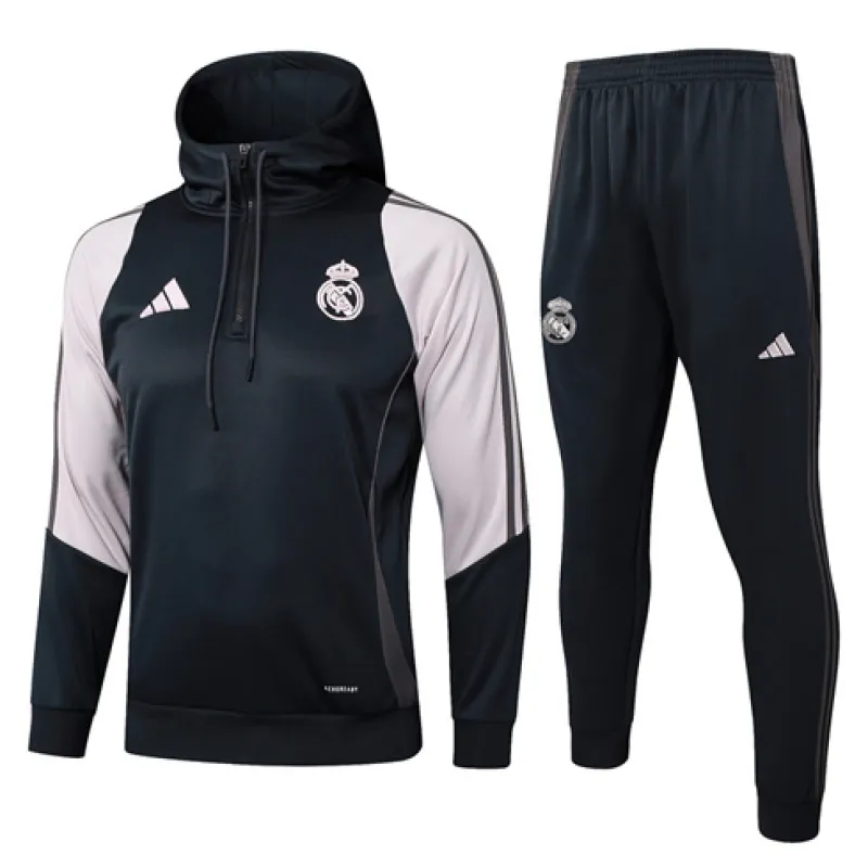 Real Madrid Hooded Sportswear 2024/25 - Black