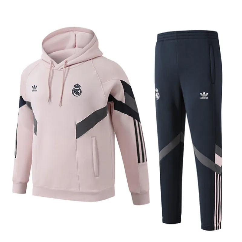 Giacca sportiva con cappuccio del Real Madrid 2024/25 - Rosa