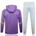 Giacca sportiva con cappuccio del Real Madrid 2024/25 - Viola