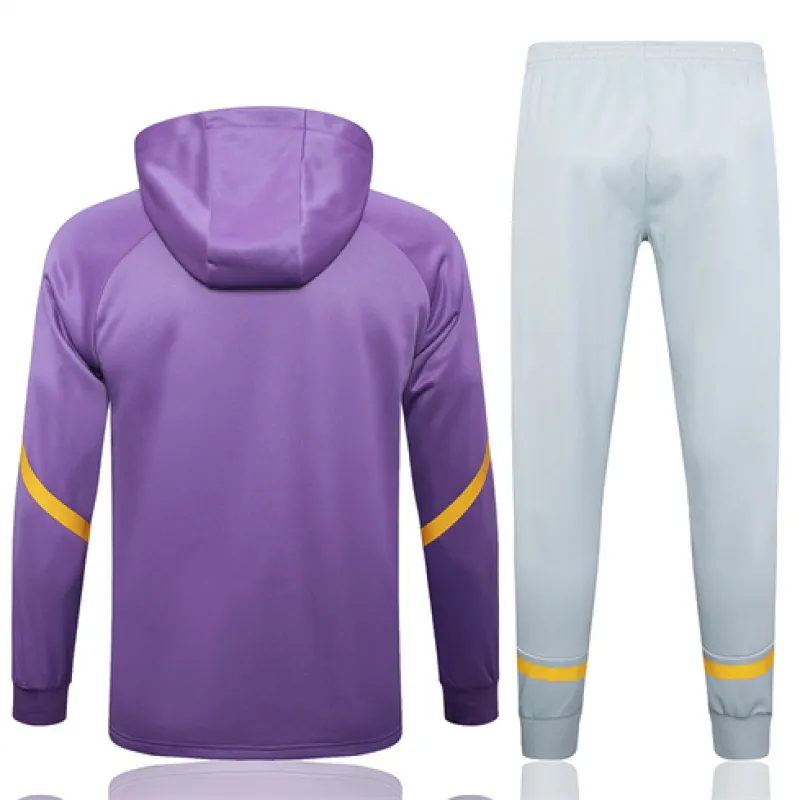 Giacca sportiva con cappuccio del Real Madrid 2024/25 - Viola