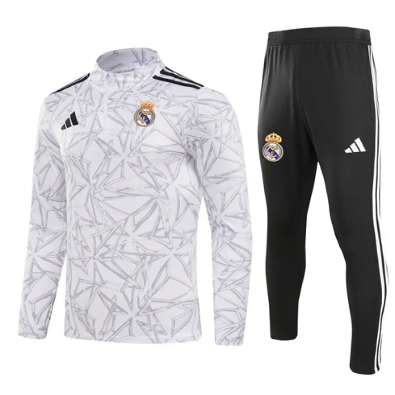 Vêtements de sport du Real Madrid 2024/25 - Blanc