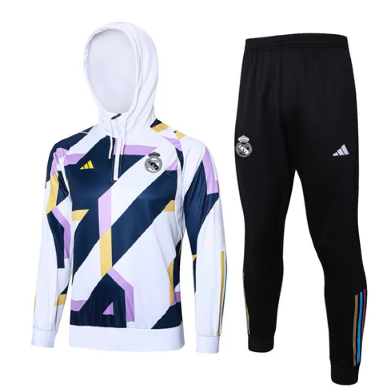 Real Madrid Hooded Sportswear 2024/25 - White