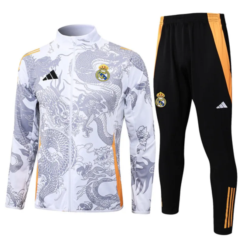 Real Madrid Sports Jacket 2024/25 - White