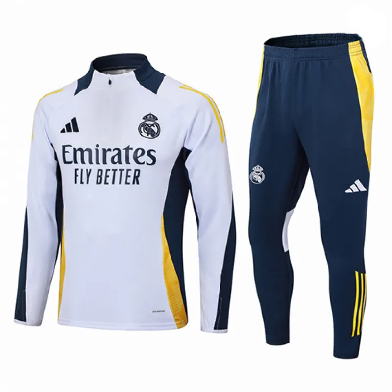 Vêtements de sport du Real Madrid 2024/25 - Blanc