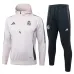 Vêtements de sport à capuche pour enfants du Real Madrid 2024/25 - Rose