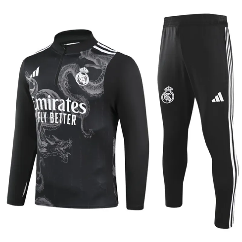 Real Madrid Children's Sportswear 2024/25 - Black