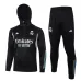 Vêtements de sport à capuche pour enfants du Real Madrid 2024/25 - Noir