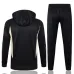 Vêtements de sport à capuche pour enfants du Real Madrid 2024/25 - Noir