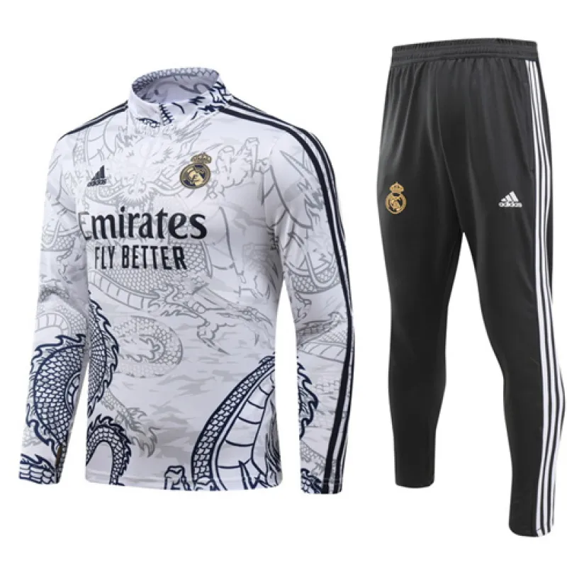 Vêtements de sport pour enfants du Real Madrid 2024/25 - Blanc