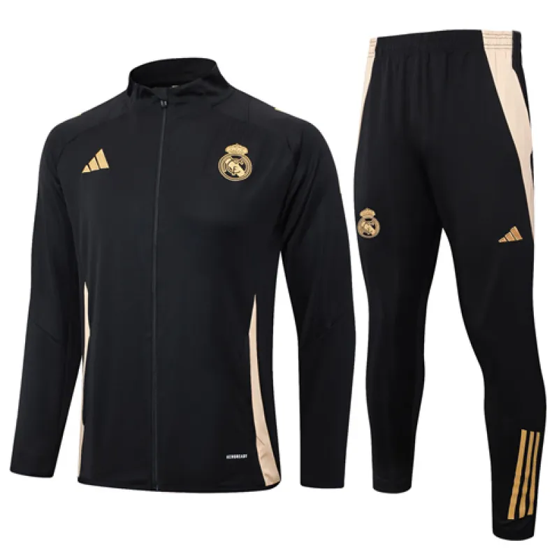 Chaqueta deportiva para niños del Real Madrid 2024/25 - Negro