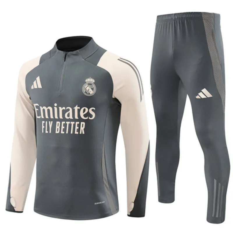 Vêtements de sport pour enfants du Real Madrid 2024/25 - Gris