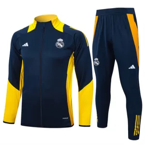 Veste de sport pour enfants du Real Madrid 2024/25 - Bleu