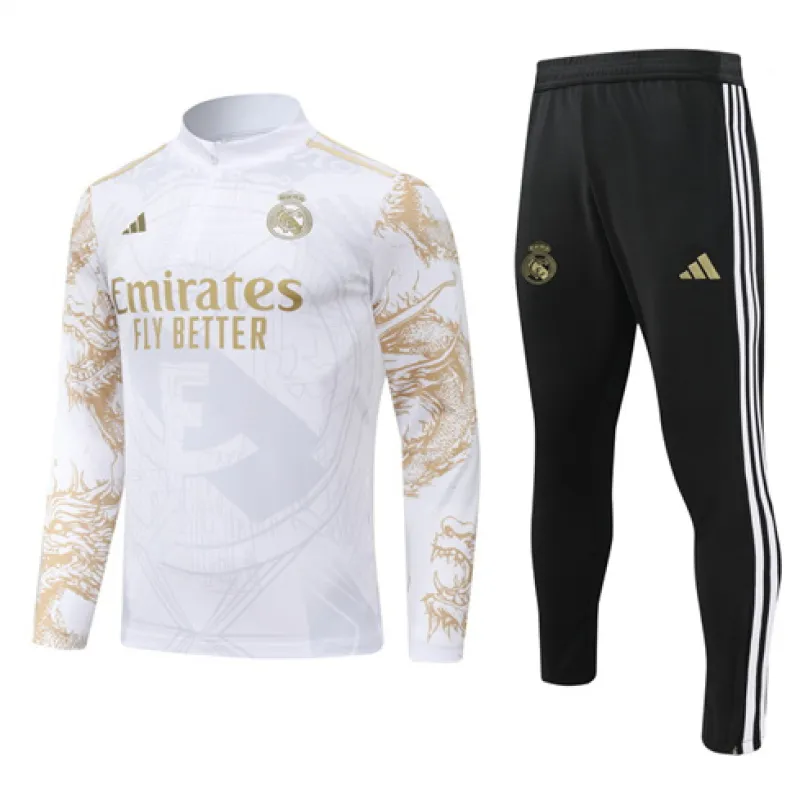 Ropa deportiva para niños del Real Madrid 2024/25 - Blanca