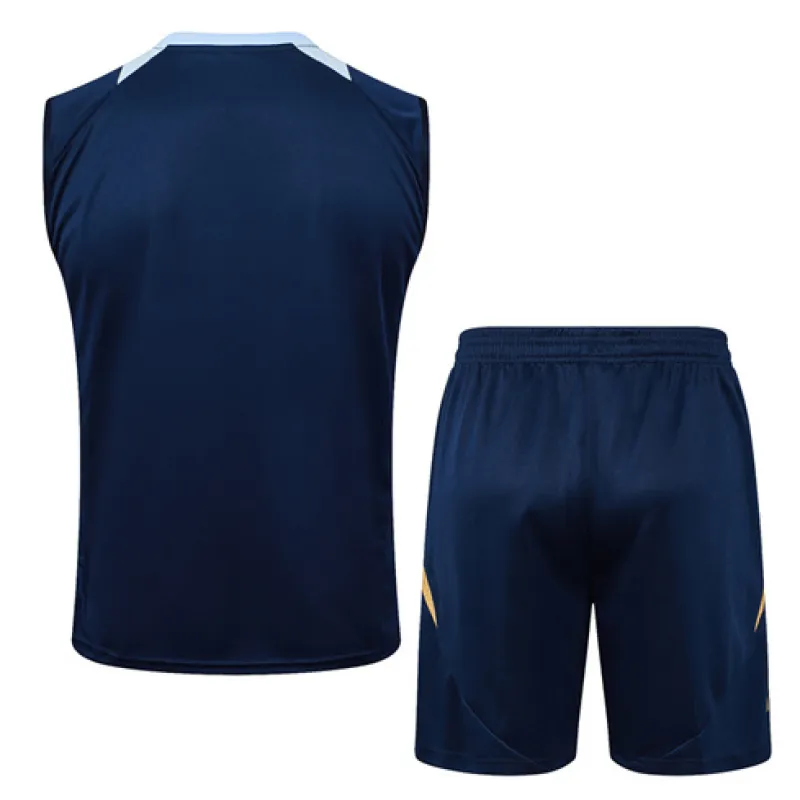 Real Madrid Shorts and Vest Set 2024/25 - Blue