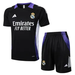 Maglia di allenamento+shorts del Real Madrid 2024/25 - Nero