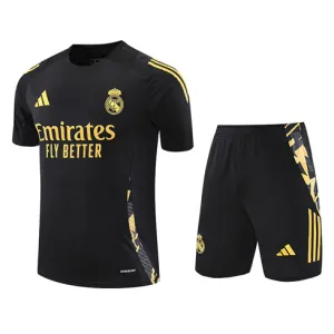 Maglia di allenamento+shorts del Real Madrid 2024/25 - Nero