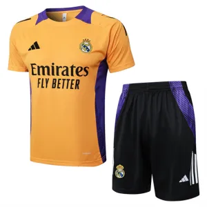 Maillot de formation + shorts du Real Madrid 2024/25 - Orange