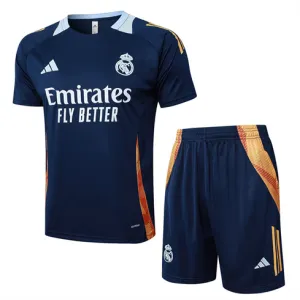 Maillot de formation + shorts du Real Madrid 2024/25 - Bleu