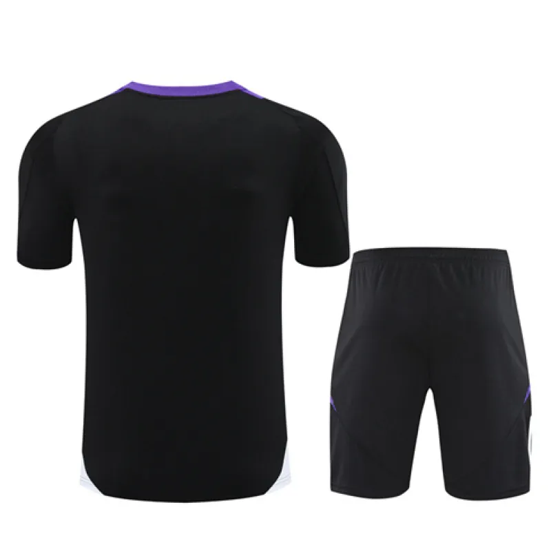 Maglia di allenamento+shorts del Real Madrid 2024/25 - Nero