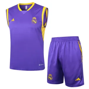 Ensemble de shorts et de gilet du Real Madrid 2024/25 - Violet